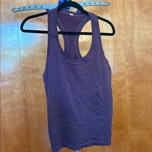 Purple Sparkly Racerback Tank Top